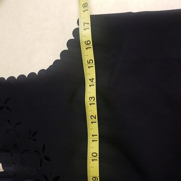 J Crew Scalloped Dress size 6 navy blue - Picture 10 of 11